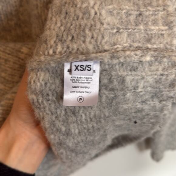 Atelier Delphine Tere Boxy Sweater Melange Size XS/S Water Sky Gray - Picture 4 of 5